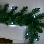 35 Light Non Connectable Pure White LED Mini Lights Green Wire